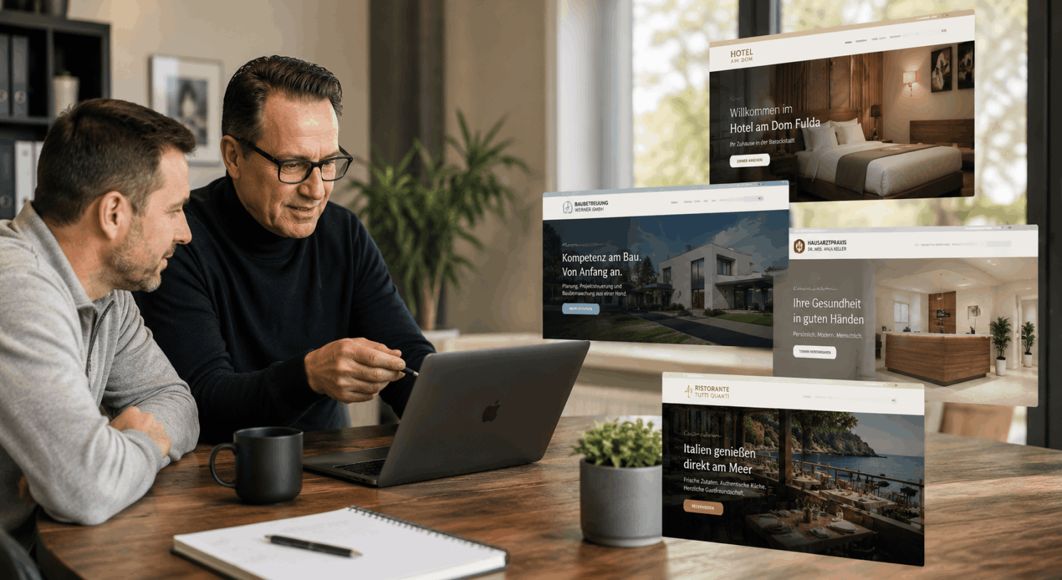 Websites, die zu Ihrem Unternehmen passen