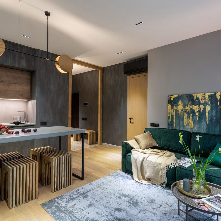 Innenansicht von einer Ferienwohnung